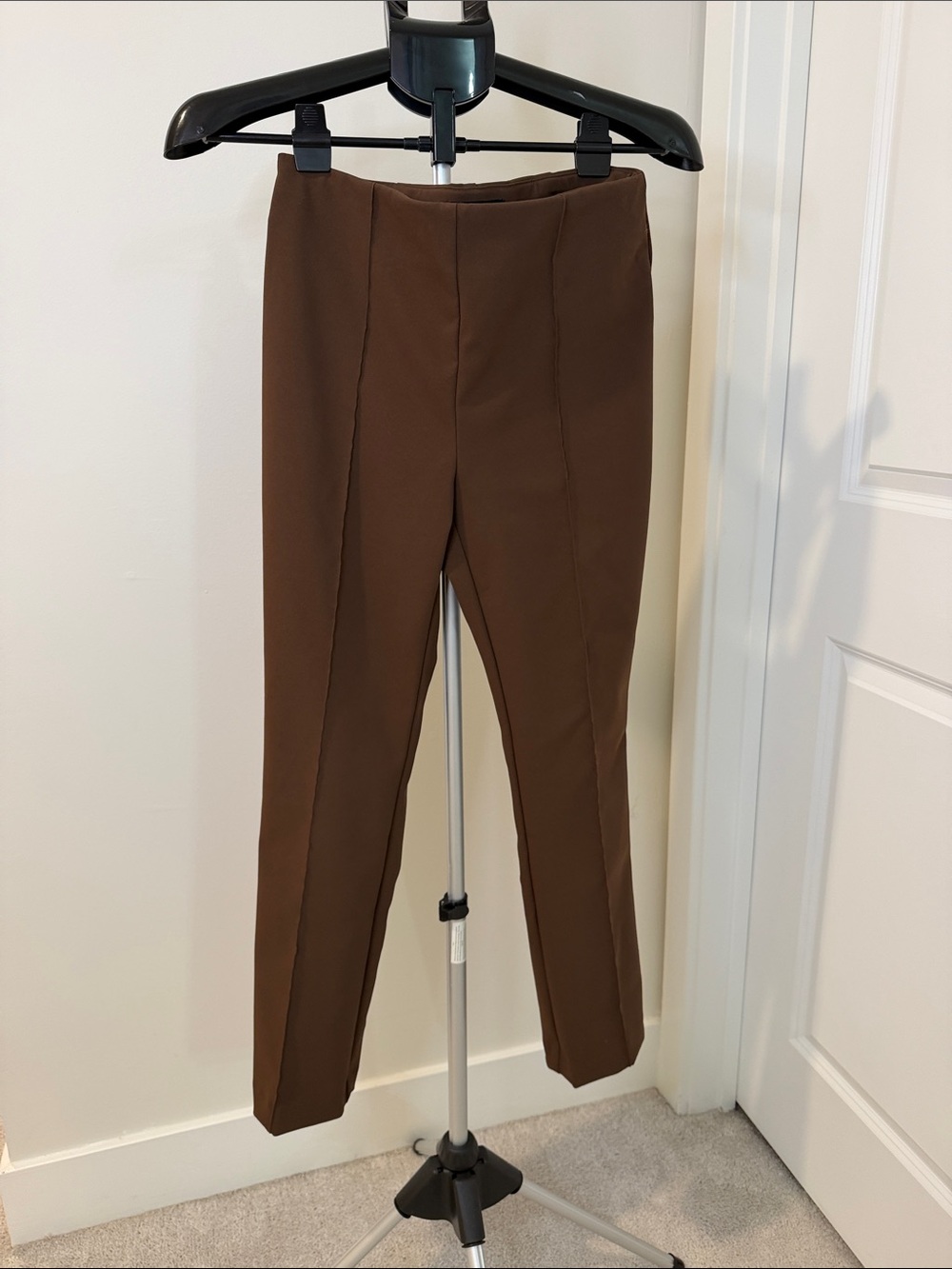 Classic Brown Slim Fit Pants
